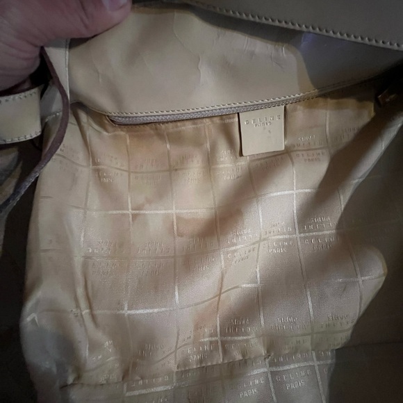 Céline CELINE REHAB Hand Bag Canvas Beige - Picture 10 of 17